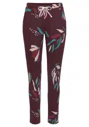 Pyžamové kalhoty mix barev / bordó