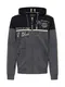 CAMP DAVID Sweatjacke dunkelgrau / schwarz / grün