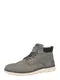 JACK & JONES Schnürboots ''''TUBAR'''' silbergrau / dunkelblau / braun