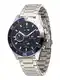 TOMMY HILFIGER Uhr dunkelblau / silber