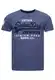 Superdry T-Shirt navy / blaumeliert / wei