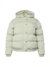 Urban Classics Zimní bunda pastelově zelená