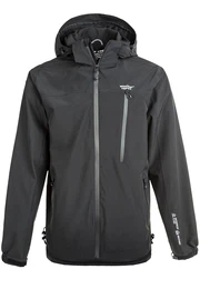 Outdoorjacke 'Delton' grau / schwarz / wei