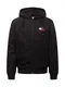 Tommy Jeans Prehodna jakna  rna / bela / rdea / mornarska