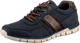 Sneaker navy / dunkelbraun