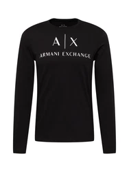 ARMANI EXCHANGE Shirt schwarz/weiß