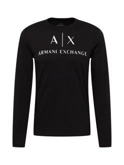 ARMANI EXCHANGE Shirt schwarz/weiß