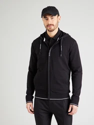 ARMANI EXCHANGE Sweatjacke schwarz/weiß