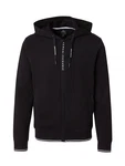 ARMANI EXCHANGE Sweatjacke schwarz/weiß