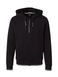 Sweatjacke schwarz / wei