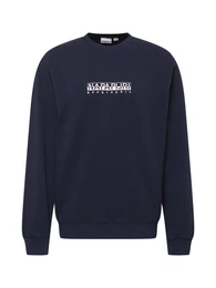 Sweatshirt weiß / nachtblau