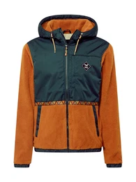 Jacke ''''On Top Hood'''' kastanienbraun / petrol
