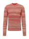 BOSS Casual Pullover ''''Alefto'''' neonorange / weiß / braunmeliert / schwarzmeliert / grau