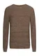 COLOURS & SONS Pullover ''''Mouliné'''' orange / braun