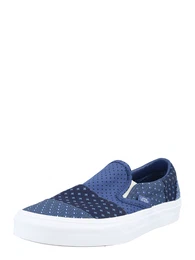Slip On blau / dunkelblau / weiß