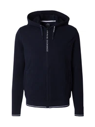 Sweatjacke nachtblau / wei