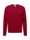 LACOSTE Pulover  travnato zelena / rubin rdea