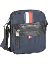 Umhngetasche navy / rot / schwarz / silber / wei