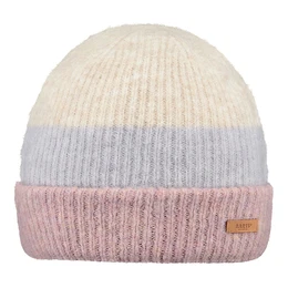 Mtze beige / hellblau / rosa