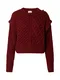 ABOUT YOU x Laura Giurcanu Pulover ''''Melanie''''  temno rdeča
