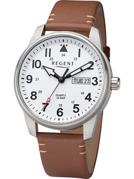 Uhr braun / wei
