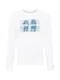 Pepe Jeans Majica ''''SEBASTIAN''''  bela / golobje modra / temno modra