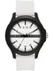 ARMANI EXCHANGE Uhr wei / schwarz