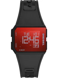 Uhr rot / schwarz