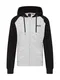 Superdry Sweatjacke schwarz / hellgrau