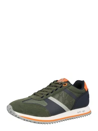 Sneaker ''''Larch'''' khaki / navy / hellgrau / orange