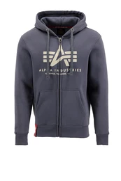 Sweatjacke creme / grau