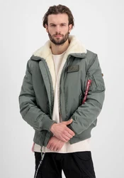ALPHA INDUSTRIES Jacke 'B15-3 TT' dunkelgrn/eierschale