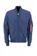 ALPHA INDUSTRIES Jacke ''''MA-1 TT'''' navy / rot / wei