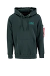 ALPHA INDUSTRIES Sweatshirt petrol/orange