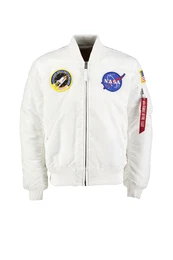 Jacke 'MA-1 VF NASA' mischfarben / weiß