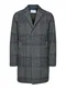 SELECTED HOMME Mantel ''''Hage'''' schwarz / weiß / grau