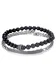 Kingka Armband Set schwarz / silber