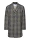 SELECTED HOMME Mantel ''''Hage'''' camel / schwarz / weiß