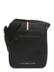 TOMMY HILFIGER Tasche schwarz / weiß / blutrot