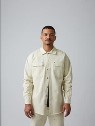 ABOUT YOU x Benny Cristo Hemd 'Matti' beige