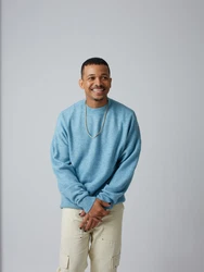 ABOUT YOU x Benny Cristo Pullover 'Alessio' blau