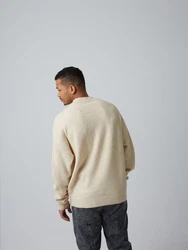 ABOUT YOU x Benny Cristo Pullover 'Alessio' beige