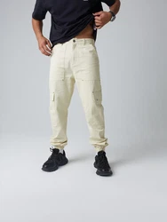 ABOUT YOU x Benny Cristo Cargohose 'Noah' beige