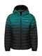 HOLLISTER Jacke petrol / schwarz