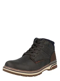 Schnürboots nachtblau / braun / schoko