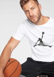 Jordan T-Shirt 'Jumpman' schwarz/weiß