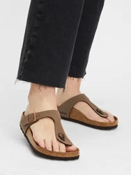 BIRKENSTOCK Zehentrenner 'Gizeh' braun