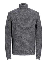Pullover ''''Wind'''' nachtblau / weimeliert