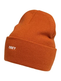 Mütze dunkelorange / weiß