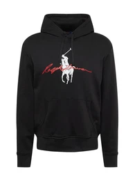 Sweatshirt schwarz / weiß / rot